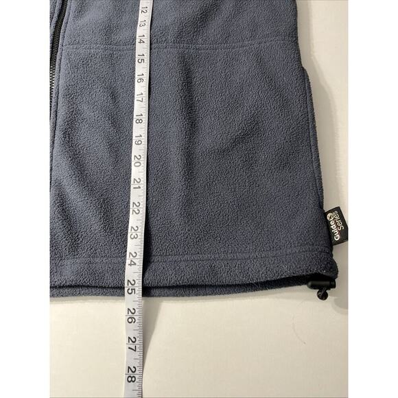 Guide Series Mens Fleece Vest Sz M Gray Full Zip Drawstring Side Pockets Outdoor - Picture 10 of 10
